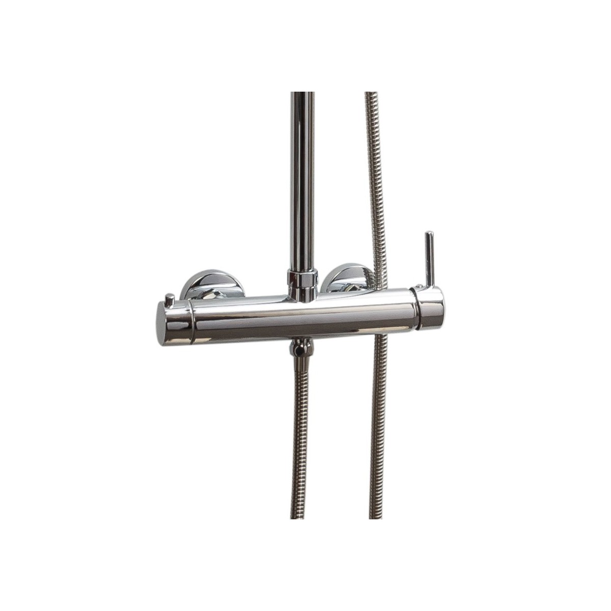 Duschsäule mit Stange und 20 cm Duschkopf, hochwertige...