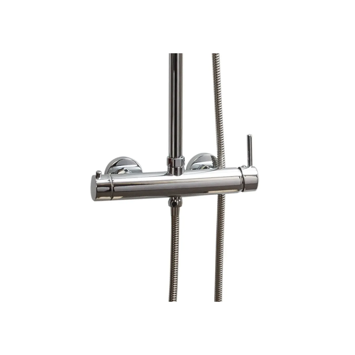 Duschsäule mit Stange und 20 cm Duschkopf, hochwertige...