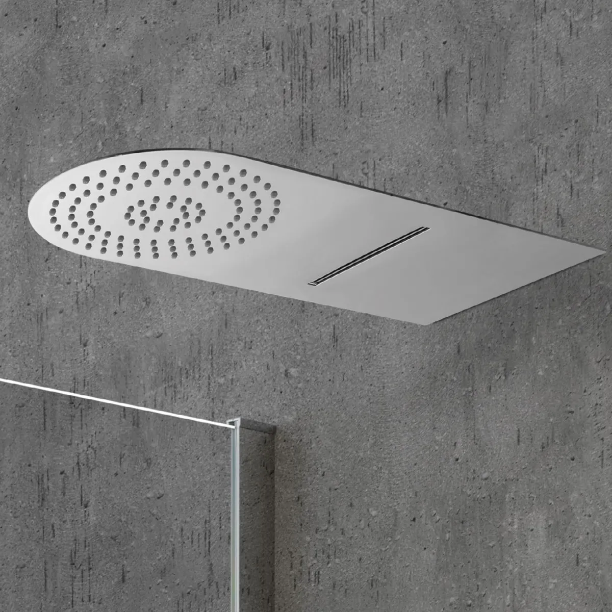 Pomme de douche ronde cascade | Pluie de mur