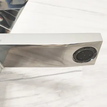 Miscelatore lavabo 1 leva quadrato cromato Manhattan