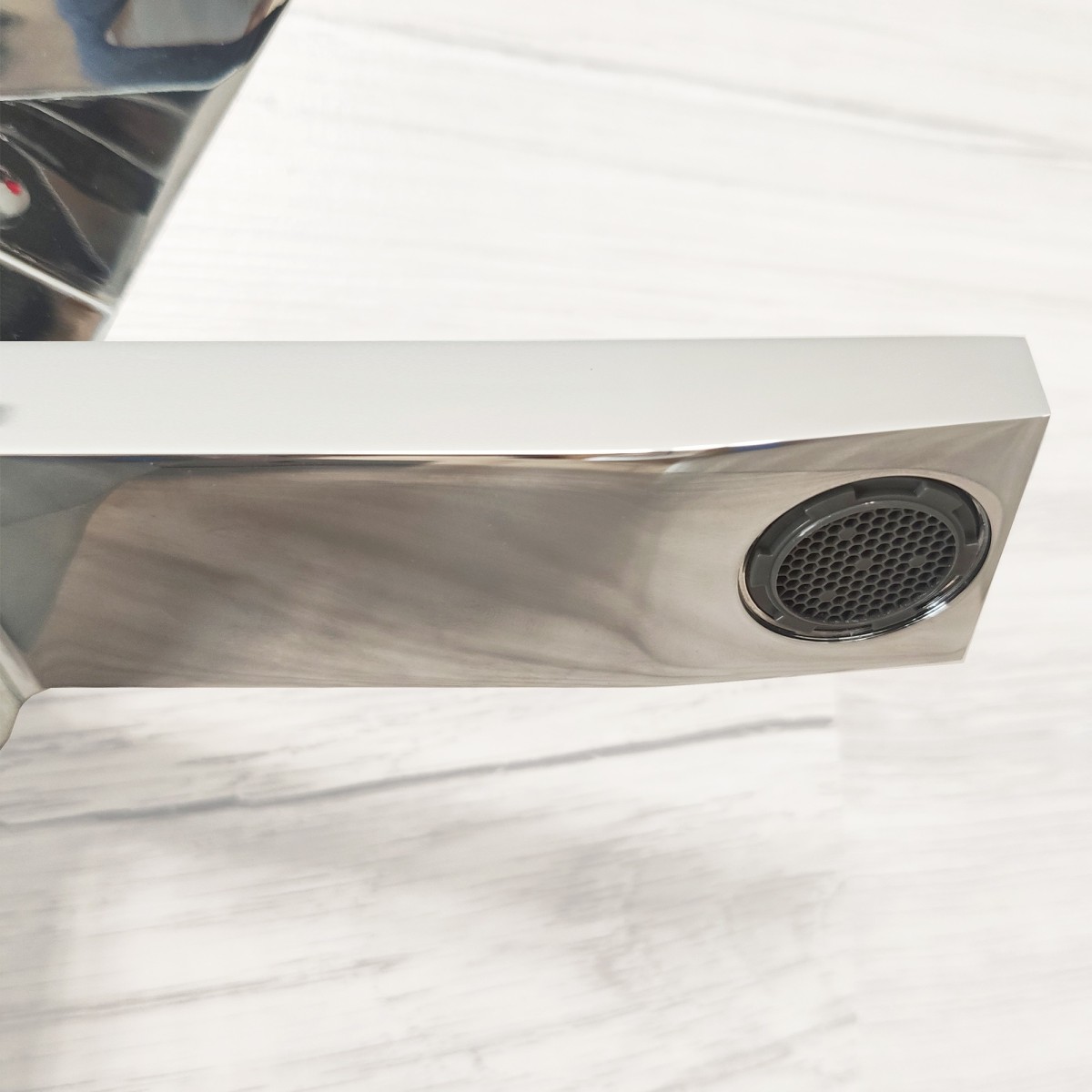Miscelatore lavabo 1 leva quadrato cromato Manhattan