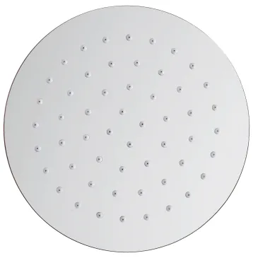 Pomme de douche ronde en acier d'un diamètre de 25 cm
