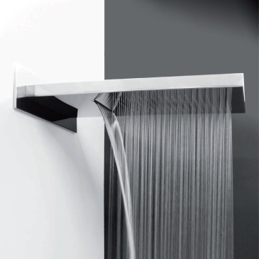 Soffione a muro con cascata...