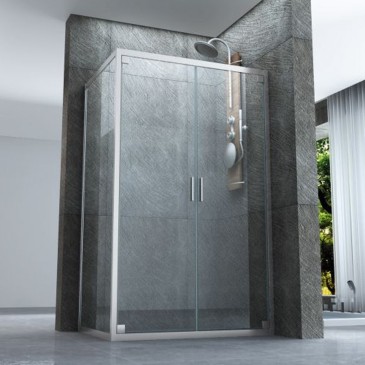 Box doccia due lati apertura Saloon | Mondialshop