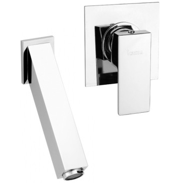 gruppo lavabo parete bocca cromato manhattan crolla di design