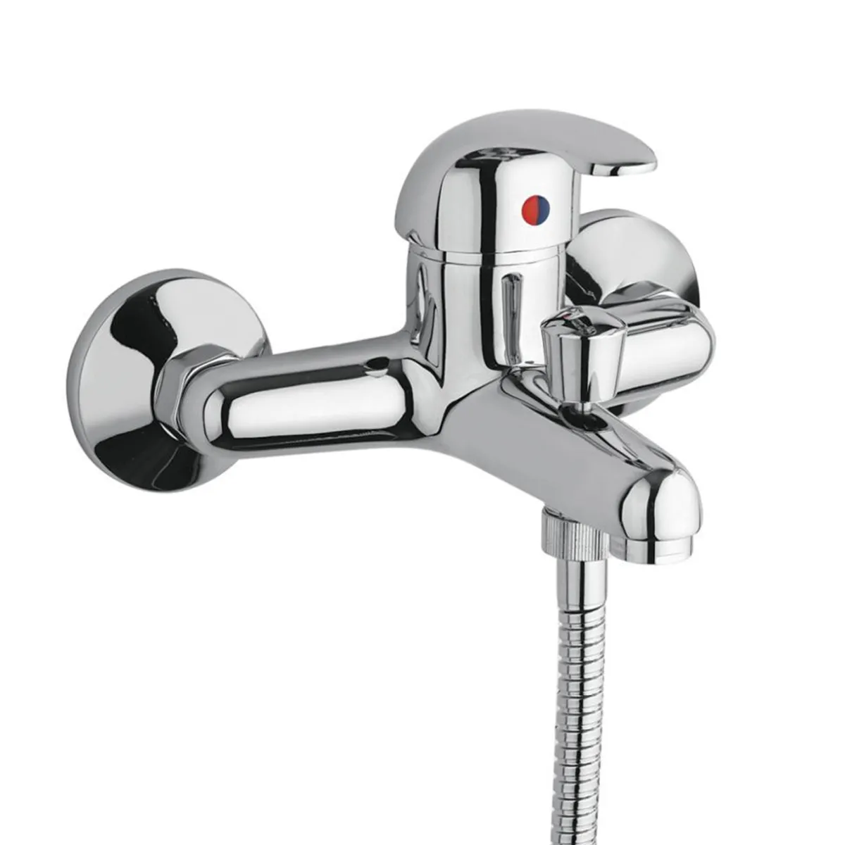Gruppo vasca con doccia duplex cromato Squalo