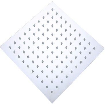 Quadratischer Duschkopf aus Stahl 20 25 30 40