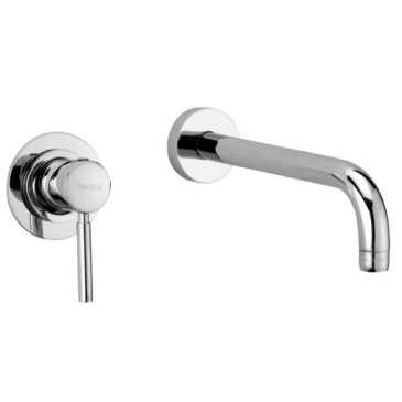 Gruppo lavabo a parete con bocca cromato Jackie