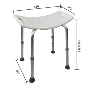 Chaise en aluminium...