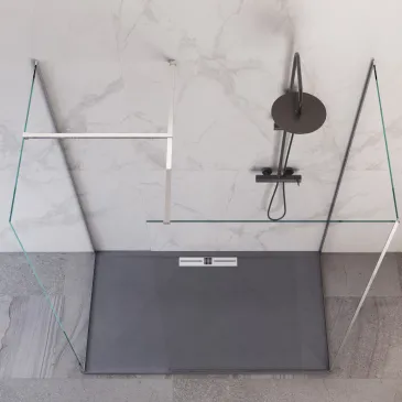 Cabine de douche Osiride 8 mm à trois côtés | Mondialshop