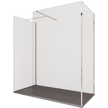 Cabine de douche Osiride 8 mm à trois côtés | Mondialshop