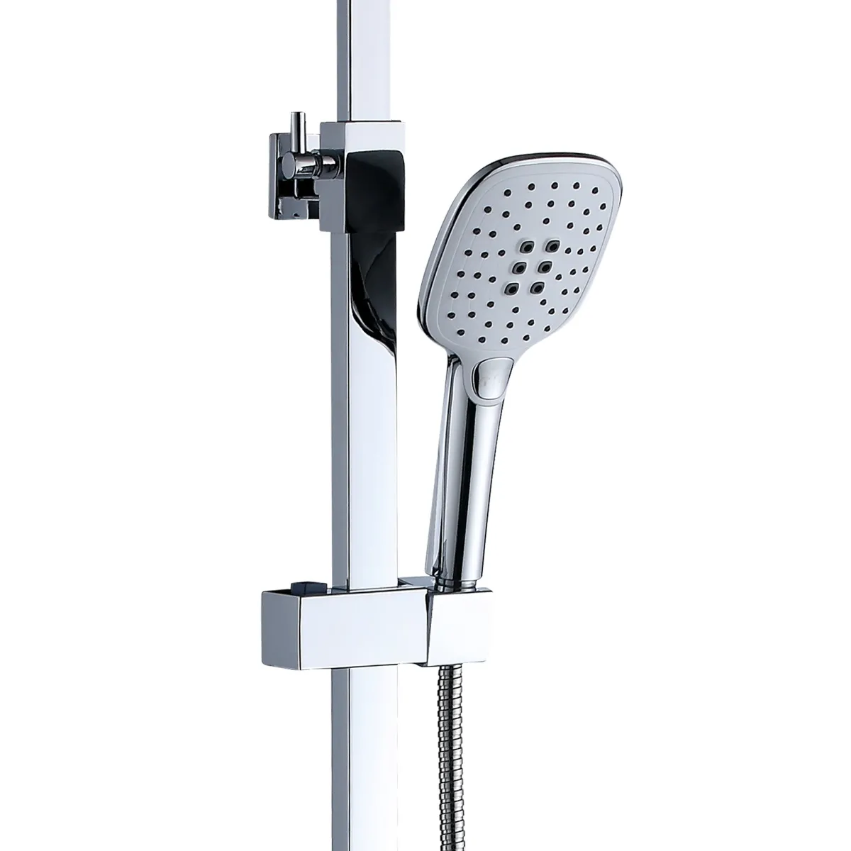 Colonne de douche sans mitigeur avec pommeau de douche et...