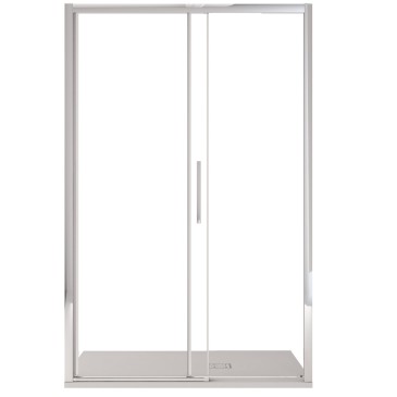 Porte de douche coulissante en cristal de 6 mm sans profilé Lagoa