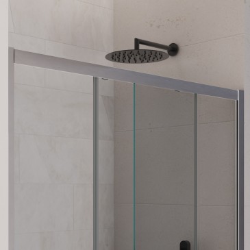 Box Doccia Angolare 2 Lati H195 Scorrevole Agatina | Mondialshop