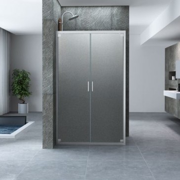 Cabine de douche de salon en verre opaque Kim 6 mm | Mondialshop
