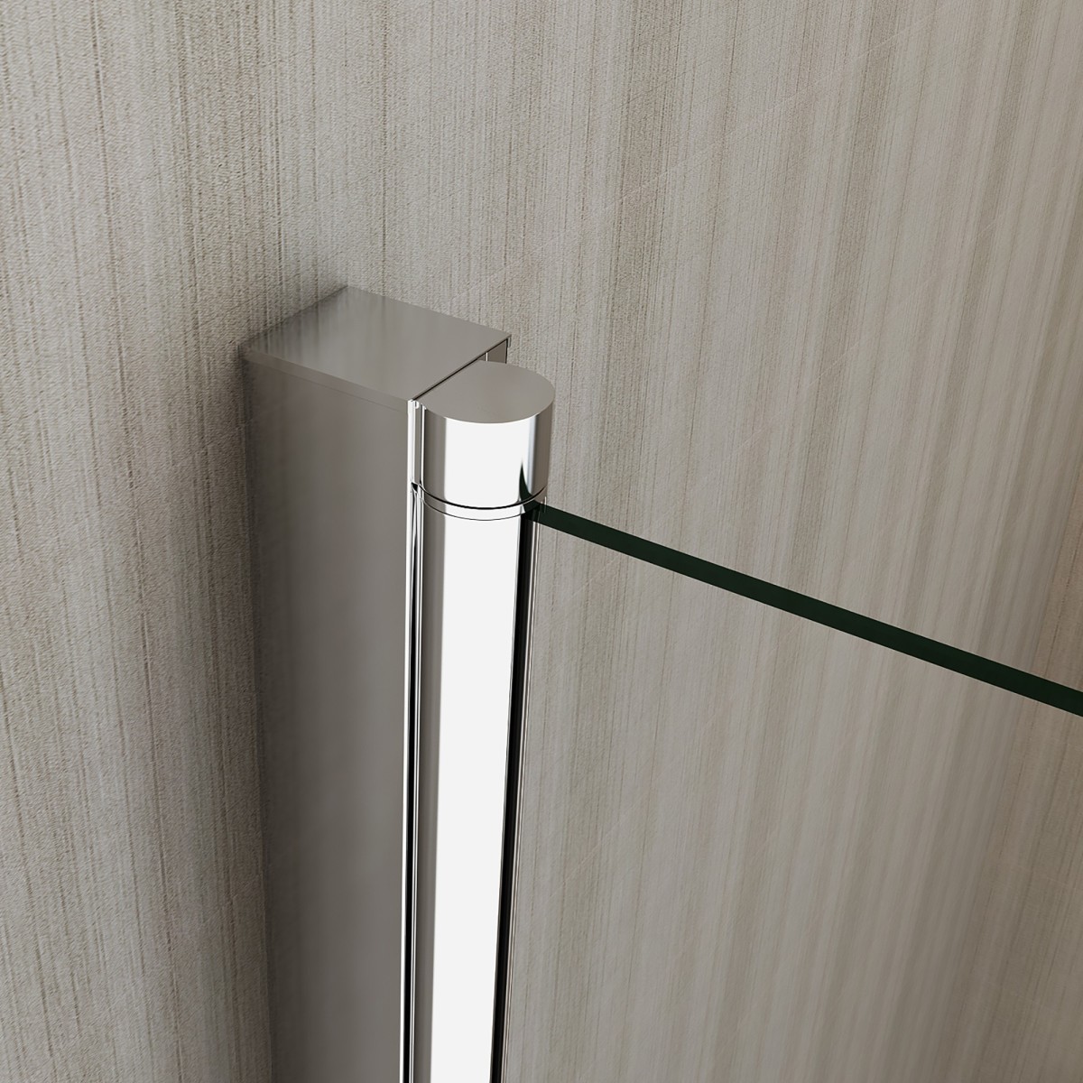 Porte de douche pour cabine de douche à charnière Nicla...