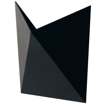 7W schwarze LED-Außenwandleuchte Diamond