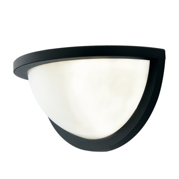 Applique da parete per esterno 10w a led nera Soft