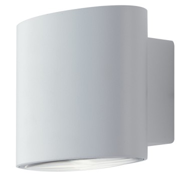 Applique da parete per esterno 2x4W a led doppia emissione bianca Elly