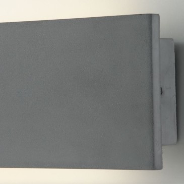 Applique d'extérieur 8,6W avec led double émission gris Borg