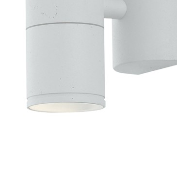 Applique da parete per esterno 2x35w GU10 bianca Gazza