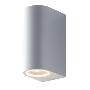 Applique murale d'extérieur 2x35W GU10 blanche Simply