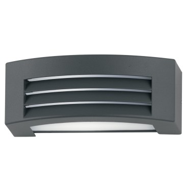 Moderne anthrazitfarbene Außenwandleuchte | Mondialshop
