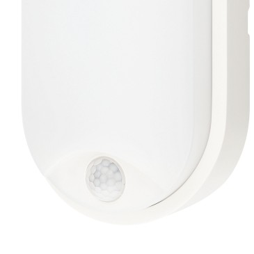 Plafoniera per esterno 14W a led 3000K con sensore bianca Sensy