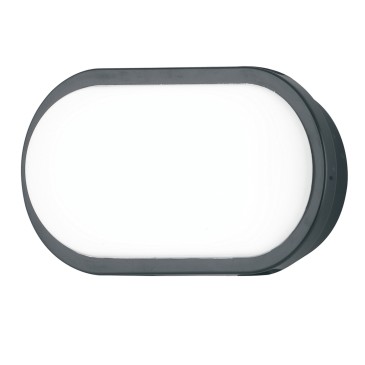 Plafoniera LED Ovale Antracite o Bianca | Mondialshop