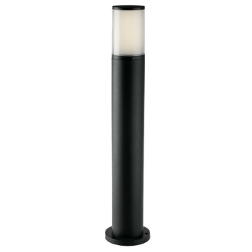 Palo luce per esterno 13W a led con prese schuko antracite Explorer