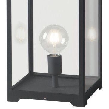 Lanterna da terra per esterno 60W E27 antracite Gastly