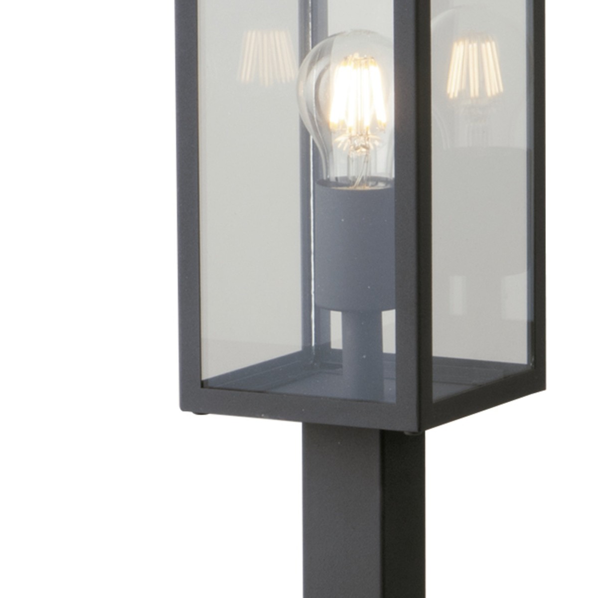 Borne d'éclairage extérieur Gastly 60W E27 anthracite