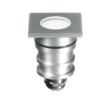 Spot encastré LED 3 W pour marches, nickel | Mondialshop