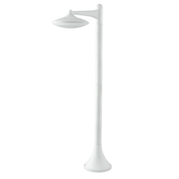 Moderne weiße LED-Außenleuchte | Mondialshop