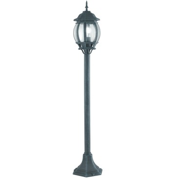 Lampadaire extérieur noir et vert | Mondialshop
