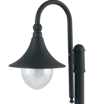 Lampadaire d'extérieur noir...