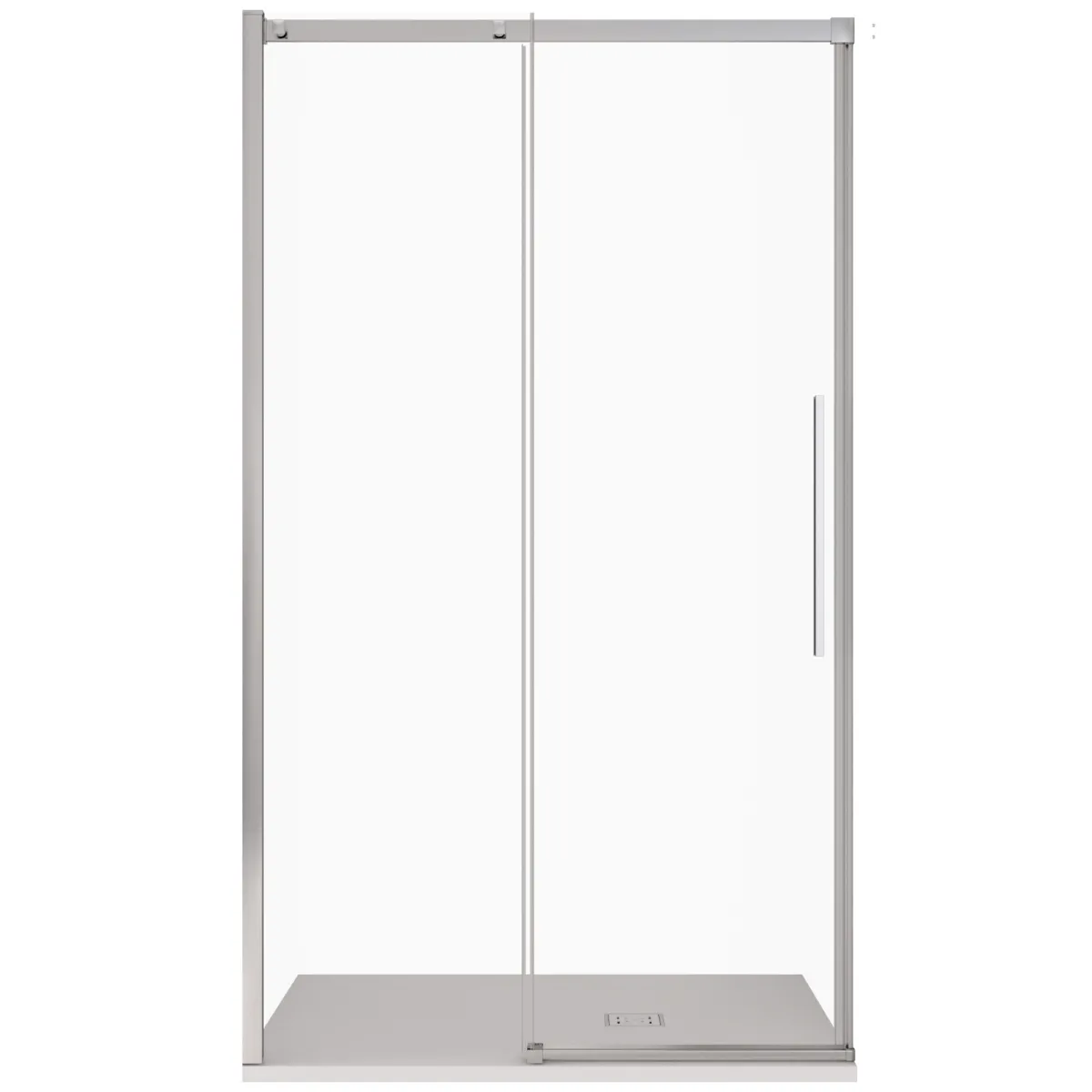 Porte de douche coulissante pour niche H200 Anticalcaire...