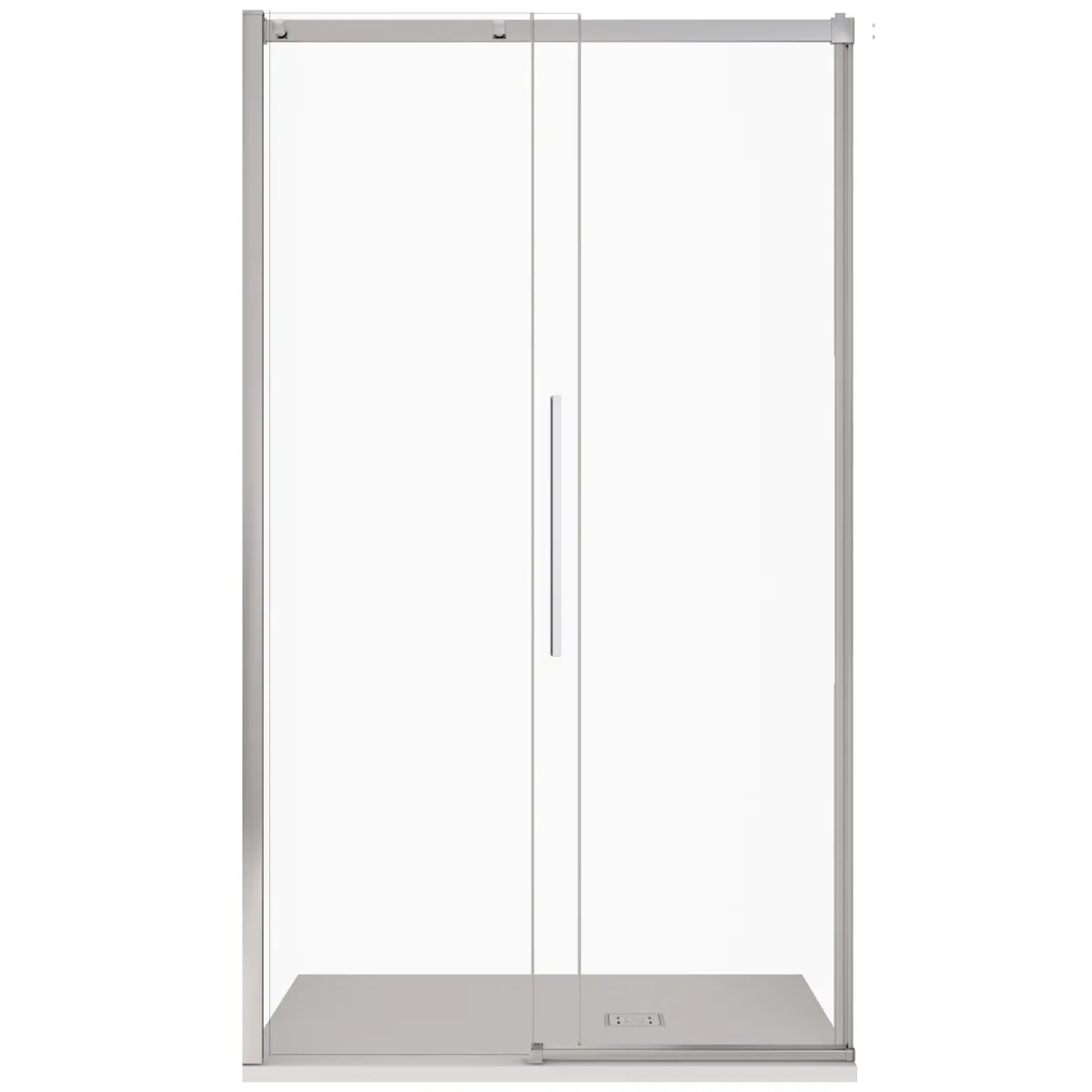 Porte de douche coulissante pour niche H200 Anticalcaire...