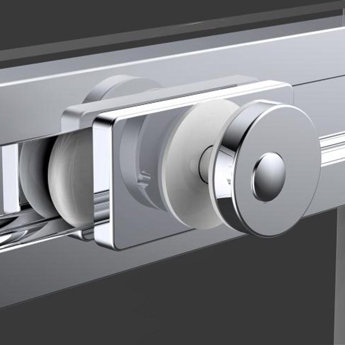 Porte de douche coulissante pour niche H200 Anticalcaire...