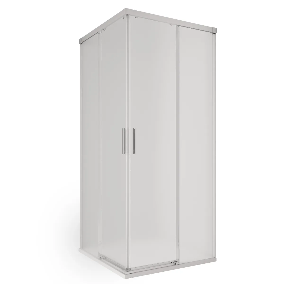 UNICO Eck-Schiebeduschkabine mit Ätzung | Mondialshop
