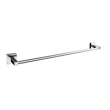 Set accessori da bagno cromati in vetro satinato Zurigo