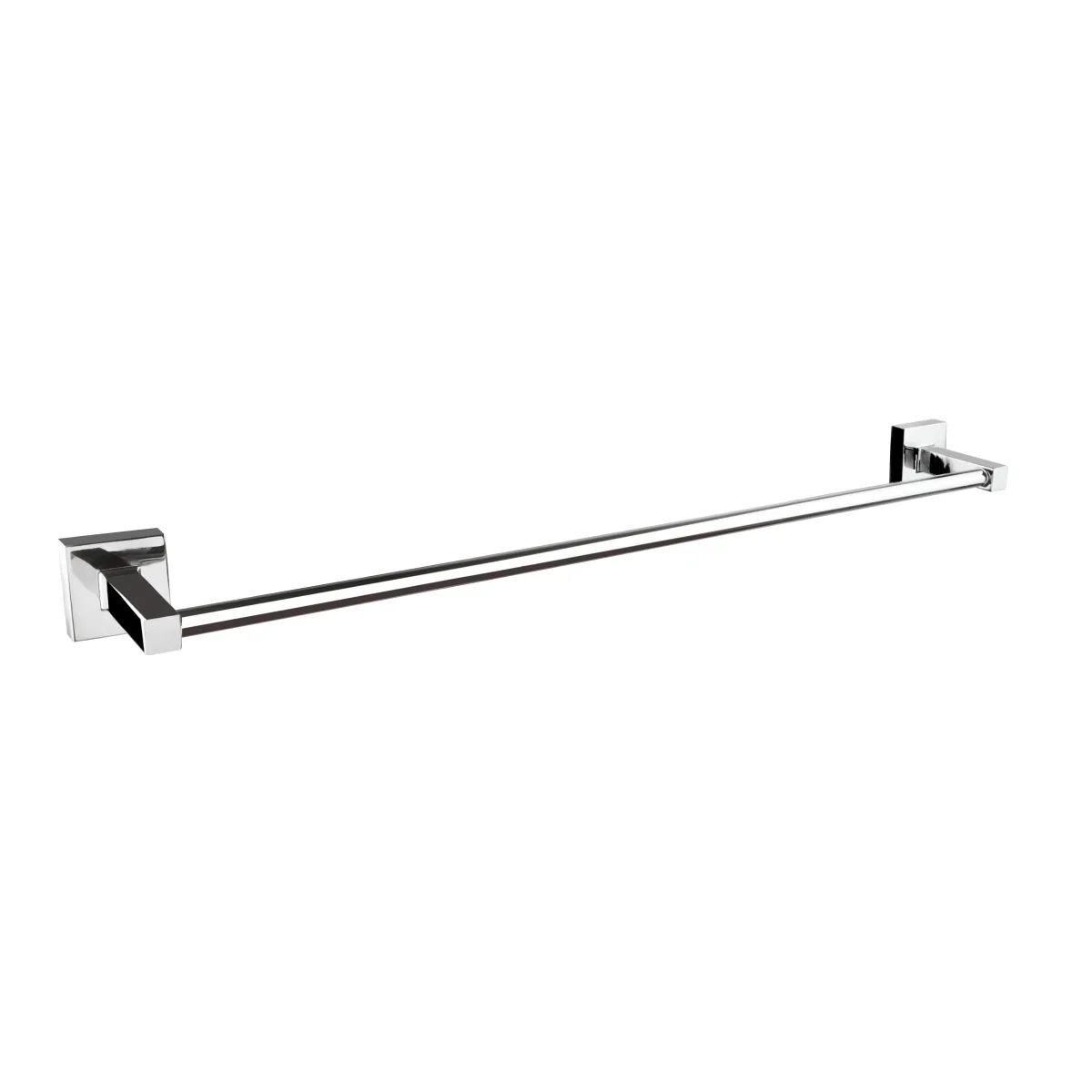Set accessori da bagno cromati in vetro satinato Zurigo