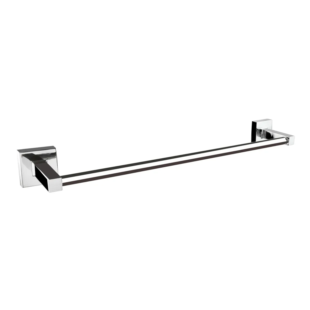 Set accessori da bagno cromati in vetro satinato Zurigo