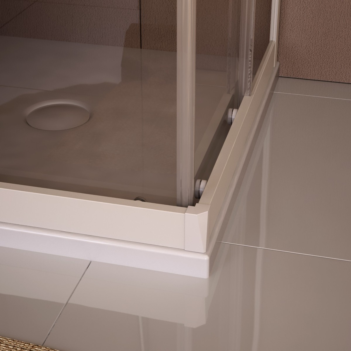 Box doccia due lati scorrevole bianco Fox | Mondialshop