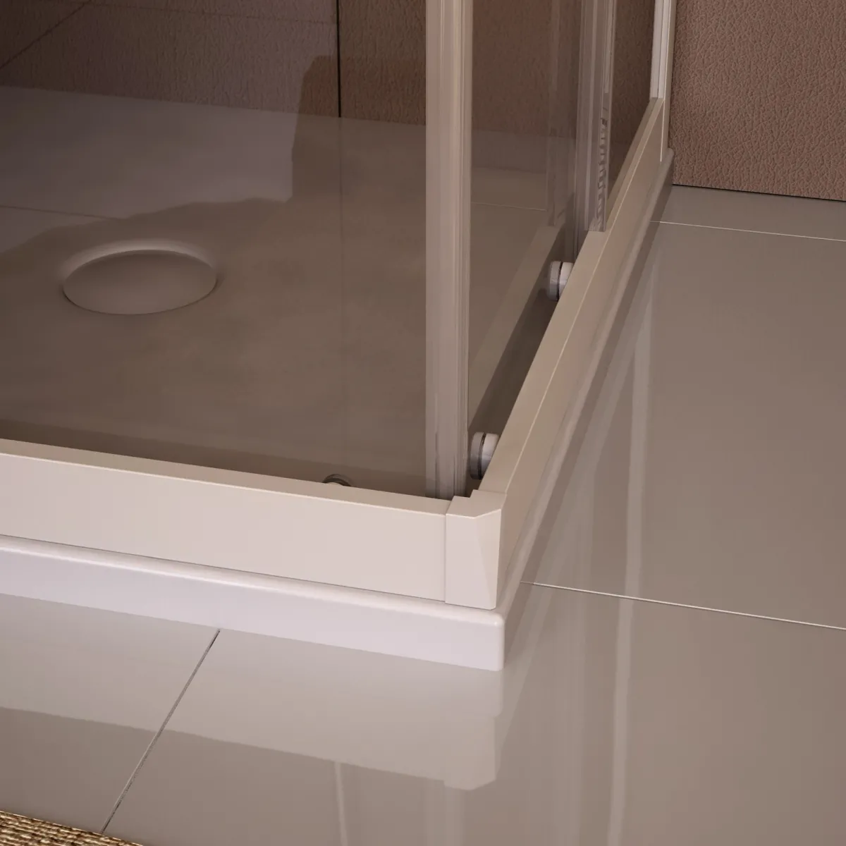 Box doccia due lati scorrevole bianco Fox | Mondialshop