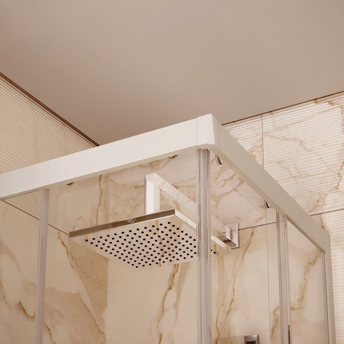 Box doccia due lati scorrevole bianco Fox | Mondialshop