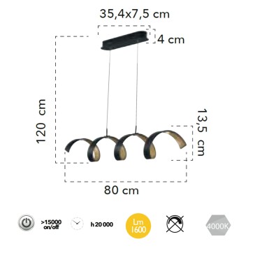 Lampadario Moderno LED in...