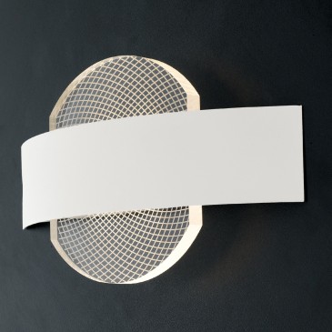 Applique murale LED blanche moderne 10 W | Mondialshop