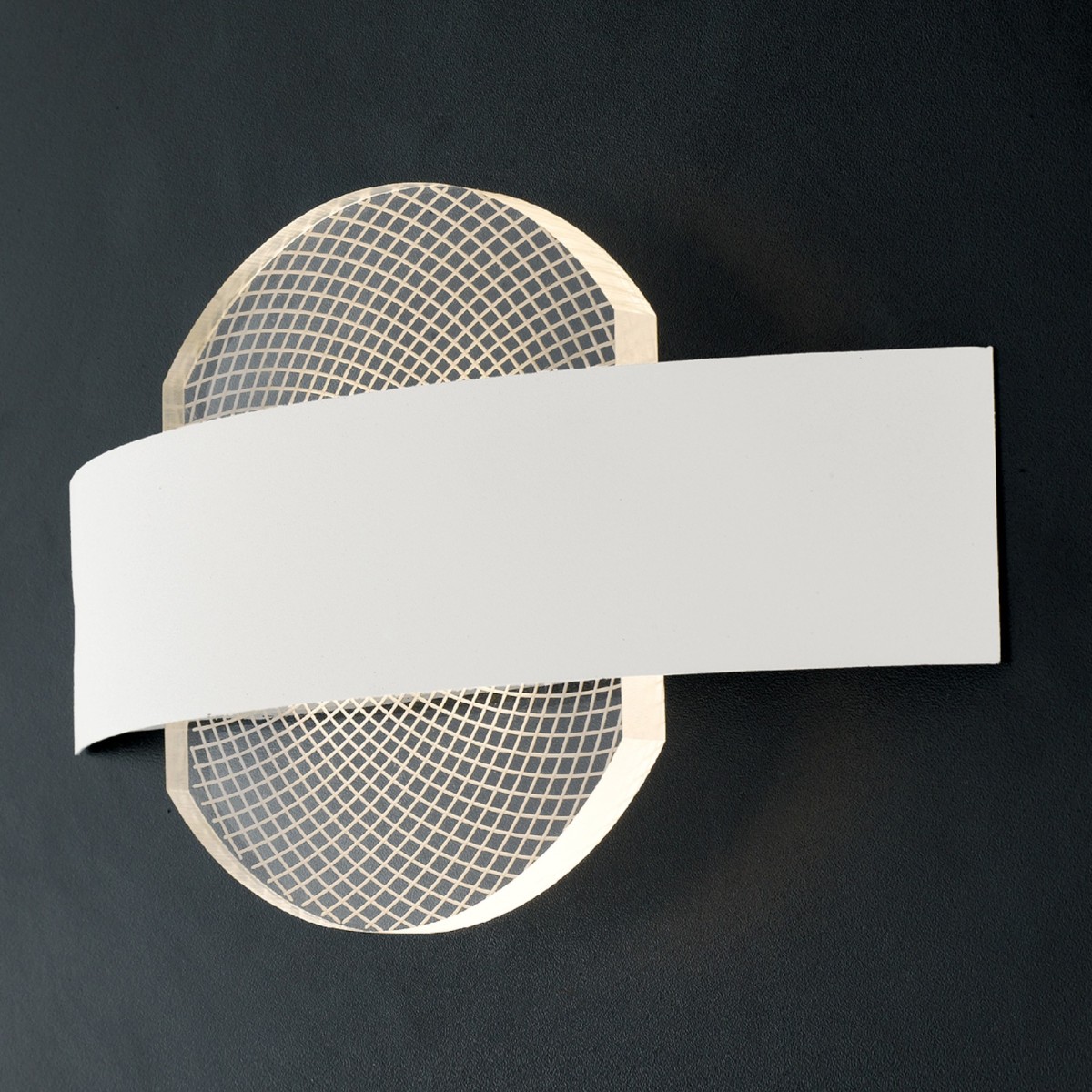 Applique murale LED blanche moderne 10 W | Mondialshop