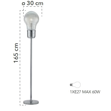 Lampadaire à ampoule | Mondialshop